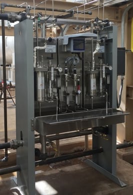 Sentry installed sampling panel provides safe steam and water monitoring