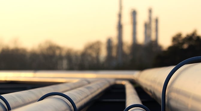 Oil and gas plant pipelines